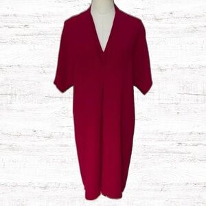 { Vince } - Deep V-Neck Dress